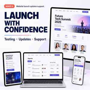 Sito Web per Eventi con Sistema di Registrazione e Streaming Live per Promozione Conferenze, Piattaforma di Biglietteria <span class=keywords><strong>Online</strong></span> - Product Image 6