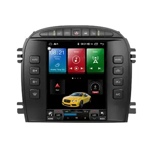 9.7 "Android รถวิทยุหน้าจอสำหรับจากัวร์ S X-Type 2001-2009ออโต้สเตอริโอเทปบันทึกเครื่องเล่นมัลติมีเดียนำทาง GPS Carplay