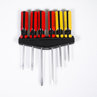 Jeu d'outils magnétiques ménagers 6-en-1 Tournevis manuel industriel/bricolage avec tête Phillips finition chromée personnalisable OEM