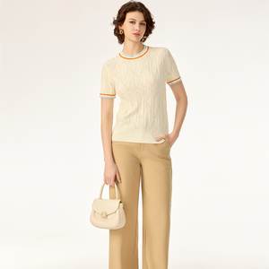 Maglione sportivo <span class=keywords><strong>donna</strong></span> <span class=keywords><strong>maglia</strong></span> da <span class=keywords><strong>donna</strong></span> Crop Top <span class=keywords><strong>arancione</strong></span> - Product Image 5