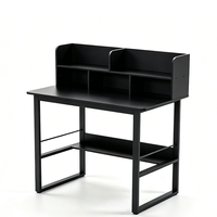 Bureau d'ordinateur compact et robuste, ergonomique, peu encombrant, à prix abordable, en promotion, vente directe usine, avec rangement intégré