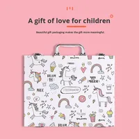 Cadeau pour la Journée des enfants, marque Yichen, ensemble de 53 crayons de couleur, crayons à papier, peinture acrylique, ensemble de papeterie pour la peinture des enfants, 1 kg