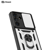 Pour itel S26 ULTRA 4G, coque de téléphone antichoc deux en un, combo avec objectif coulissant, étui pour téléphone avec béquille