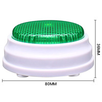 Bouton-poussoir en plastique ABS, 1 pièce, cadeau amusant, commande vocale, pour enregistrement vocal