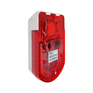 Mitec DC 12V chuông hộp còi báo động cho có dây kẻ xâm nhập chống trộm hệ thống báo động 110dB Loud báo động LED Strobe Lights với pin dự phòng - Product Image 5