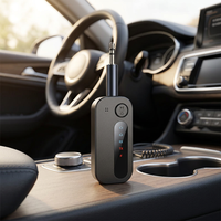 Émetteur-récepteur audio Bluetooth 2 en 1, connexion de deux appareils avec indicateur d'état LED pour voiture, avion, téléviseur, casque