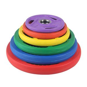 Placas de peso Olympicing, placa de peso calibrada, Barbell con placas de peso, juego de placas de peso, gimnasio, ejercicio, goma Unisex, Universal, - Product Image 1