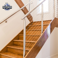 Systèmes de garde-corps en acier inoxydable | Kits de balustrade de fil de pont extérieur pour balcon, escalier et projets de garde-corps extérieurs