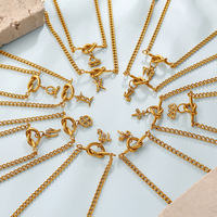 Bracelet ajustable en acier inoxydable plaqué or 18 carats avec breloque signe astrologique et nœud coulissant, bijou de mode pour femme, idéal pour le bureau