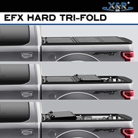 High Quality Blue Hard Tri-Fold Aluminum Alloy Waterproof Locking Fuel Saving Pickup Truck Bed Cover for Dodge Ram 5.7FT
