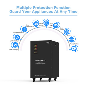 400V công nghiệp AVR 45kva 60kva 100kva Ba 3 pha động cơ servo tự động điều chỉnh điện áp/ổn định 380V 208V - Product Image 6