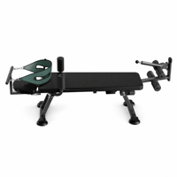 Offre Spéciale : Banc de Musculation Électrique 2-en-1 pour la Maison, Équipement d'Entraînement Complet pour Étirements, Crunchs et Sit-ups avec Télécommande Manuelle
