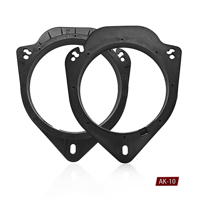 AK-10 6.5inch Car Audio Speaker Adapter Mount Black Spacer Rings Bracket Holder