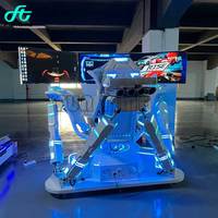 VR emballant la voiture de course de la machine VR de jeu de réalité virtuelle de simulateur de jeu