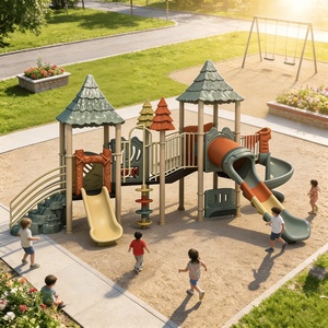 Toboggan de <span class=keywords><strong>terrain</strong></span> de jeux commercial pour <span class=keywords><strong>location</strong></span> d'événements en plein air, installation facile, certifié CE - Product Image 4