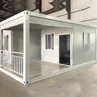 Maison conteneur préfabriquée moderne FLKT à montage rapide, étanche, modulaire, pour bureau de chantier