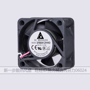 Ventilateur sans balais Delta EFB0412HHD 40x40x20mm 12V DC pour application de commutation - Product Image 2