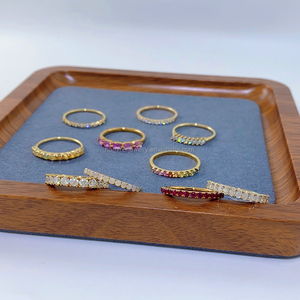 Ingrosso gioielli pregiati Au585 14K Au750 18K oro giallo pietra preziosa diamante zaffiro anello <span class=keywords><strong>per</strong></span> matrimonio <span class=keywords><strong>compleanno</strong></span> <span class=keywords><strong>donna</strong></span> gioielli <span class=keywords><strong>regalo</strong></span> - Product Image 2