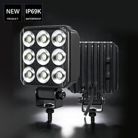 Luz de Trabajo LED de 4 Pulgadas con Haz de Luz Amplio, Certificación E-Mark, Luz Todoterreno IP69K 12V 24V, Luz Adicional LED para Camionetas 4x4, Tractores, UTV, SUV