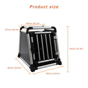 <span class=keywords><strong>Cage</strong></span> <span class=keywords><strong>de</strong></span> <span class=keywords><strong>Transport</strong></span> en aluminium Offre Spéciale solide et pliable <span class=keywords><strong>pour</strong></span> animaux <span class=keywords><strong>de</strong></span> compagnie, uniquement <span class=keywords><strong>pour</strong></span> petit chien ou <span class=keywords><strong>chat</strong></span> - Product Image 6