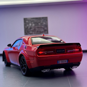 نموذج سيارة من سبيكة دييكاست مع شاحن تشالنجر طراز سيارة من سبيكة Srt مع صوت وخفيف سحب لتزيين طراز معدني - Product Image 5