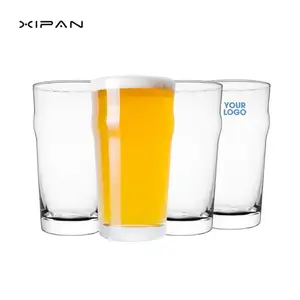 Wholesale Custom Logo 470ml 570ml Craft Beer Glasses for Bars Home Classic Gifts Cups Mugs Pint Set
