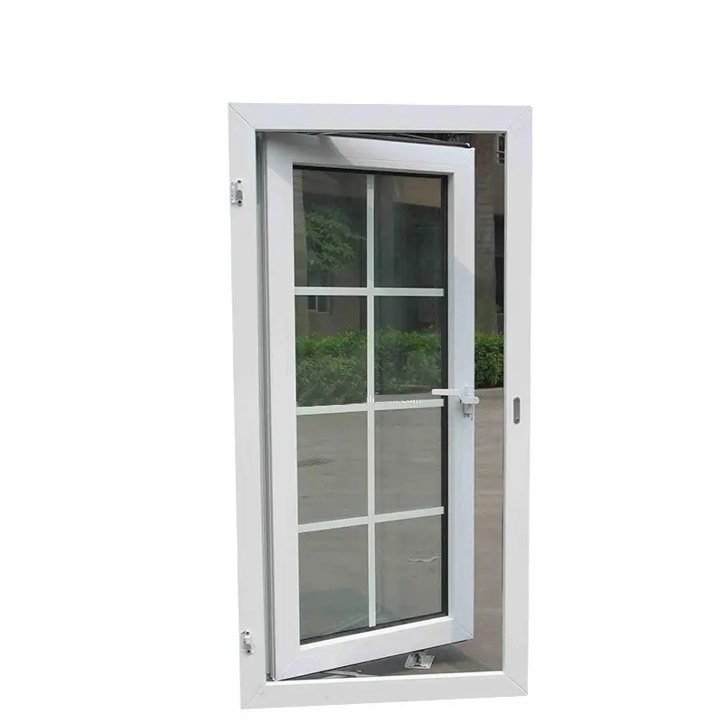 Ventanas deslizantes con marco de aluminio, diseño de parrilla de seguridad, precio barato