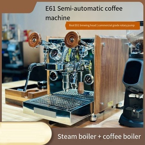 Cafetera Espresso Automática Profesional Inteligente de Doble Caldera E61, Negra, Estilo Italiano, para Latte - Product Image 2