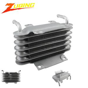 ชุดระบายความร้อนน้ำมันเครื่องมอเตอร์ไซค์ ซูชิง 6 ชั้น อลูมิเนียมอัลลอยด์สีเงิน รุ่น OC148 - Product Image 1