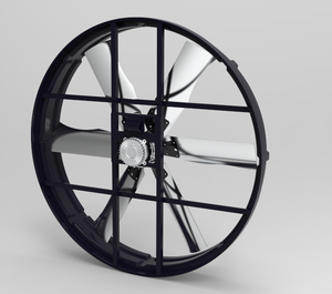 Ventilateurs de ventilation EC Motor 72'' à roulement à billes, ventilateur de refroidissement industriel, ventilateur à profil bas, pour la construction, la maison, l'agriculture, 380V - Product Image 2