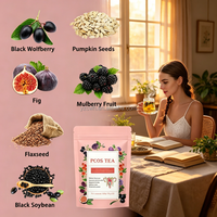Tisane Apaisante aux Plantes pour le Syndrome Féminin, Tisane en Sachet Nourrissante pour l'Utérus aux Graines de Lin et aux Figues pour la Préservation de la Santé Féminine