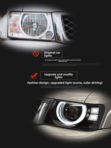 Pour Nissan Patrol Y61 2005-2022, ensemble de phares à LED modifiés <span class=keywords><strong>12V</strong></span> avec feux de jour, clignotants, feux de route et de croisement - Product Image 2