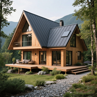 Grande maison Villa de luxe préfabriquée en bois Maison Villa