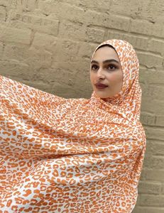 <span class=keywords><strong>2025</strong></span>新着ヒョウ柄ソフトスカーフ70*180cmイスラム教徒女性用アラビア花柄ラップ高級ヒョウ柄プリントジャージーヒジャーブ - Product Image 6