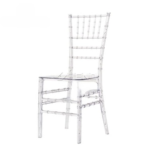 Chaises <span class=keywords><strong>de</strong></span> mariage en acrylique pour événements, style Chiavari, en plastique, pour adultes, en gros, pour hôtels modernes, fabriquées en Chine - Product Image 1
