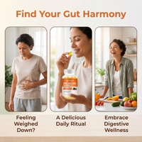 Gummies Probiotiques Marque Blanche OEM avec Prébiotiques pour la Santé Digestive et le Soutien Intestinal – Complément Alimentaire pour Femmes