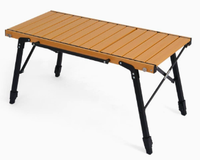 Table de camping pliable Mingchan Lift Module, équipement de plein air, table de cuisine mobile, table de barbecue, table à thé pour le camping, les voyages et les pique-niques