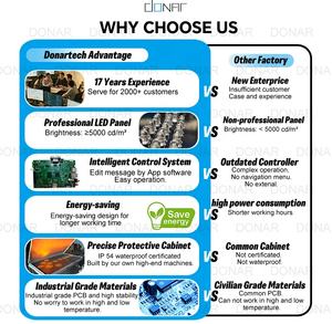 טריילר הר הודעה משתנה שלט שמש מתוכנת על ידי תוכנה או טאבלט, ענבר הוביל צבע כפול צבע או משולש - Product Image 5