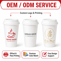 Gobelet en papier à café à paroi simple, blanc uni, 8 oz, avec revêtement PE, personnalisable, qualité alimentaire, vente en gros, offre spéciale