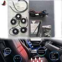 Sièges ventilés et chauffants universels en cuir perforé Jiuyi, 12V, certifiés CE, pour Jeep Cherokee 2015-2019