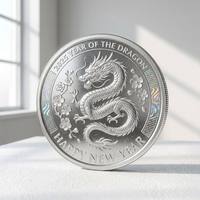 Pièce de défi personnalisée en or brossé motif flocon de neige, médaillon métallique pour les fêtes d'hiver, cadeau commémoratif de Noël, souvenir de sports d'hiver