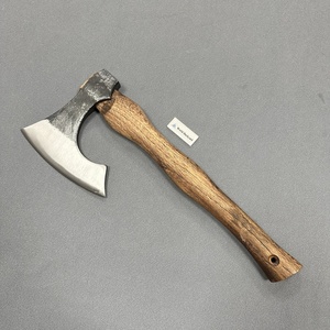 Lhzc606 Rắn Gỗ Xử Lý Viking Rìu Handmade Gỗ Chia Rìu Thép Carbon Cao Giả Mạo Lưỡi Rìu Săn Bắn Cắt Chặt Hatchet - Product Image 3