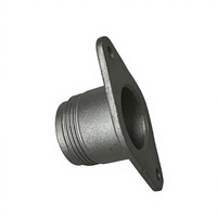 Système de conduits de CVC, embout de test flexible à rotule avec joint en caoutchouc plat circulaire, construction en aluminium et plastique pour utilisation en extérieur