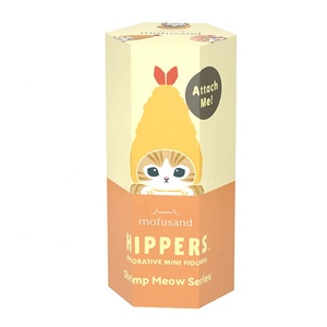 Pegatinas de Peluche Originales al por Mayor de MOFUSAND HIPPERS con Diseño de Camarones y Gatos para Decoración de Teléfonos y Adorno de Consola de Coche, Estilo Sushi - Product Image 2