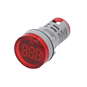 Mini AC 100A LED Indicator Light AC 0-100A Digital Ammeter <strong>Current</strong> <strong>Tester</strong> Meter Warning Accident Signal Indicator Light Panel - Product Image 1