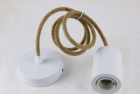 Lampe suspendue de style industriel DIY avec douille E27, petite lampe suspendue pour cuisine, éclairage intérieur, lustre, indice de protection IP20, dimmable, 30W, garantie 3 ans, AC