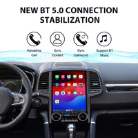 Foforfor Écran vertical 14,5 pouces Android Carplay Stéréo multimédia pour Renault Megane 4 Koleos 2016-2021 Navigation GPS pour voiture