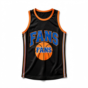 Camisetas de Baloncesto Transpirables Estampadas Profesionales Fanshi, 100% Poliéster, Tela de Alto Rendimiento para Ligas Competitivas - Product Image 2