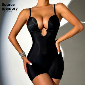 Body sculptant amincissant pour femme, gainant les cuisses, effet ventre plat, rehausseur de fesses, avec soutien-gorge intégré, tailles XS-4XL - Product Image 1