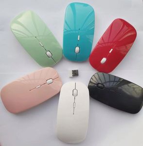 Ultra-Thin 2.4GHz Optical <b>Wireless</b> Gaming Mouse Rechargeable Computer Mouse for Laptop - Product Image 3